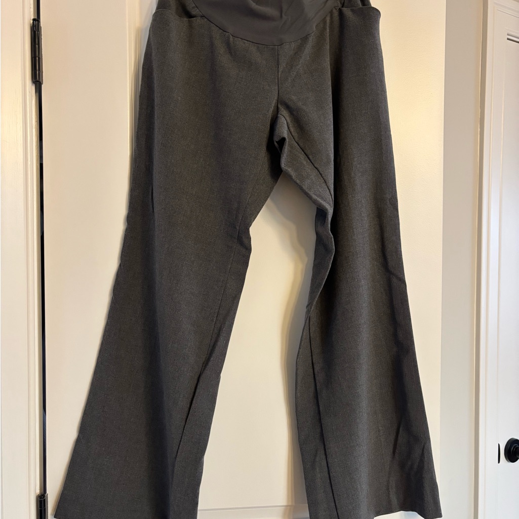 Motherhood Maternity Charcoal Wide-Leg Pants